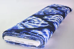 Viscose tricot – Tie-Dye blue
