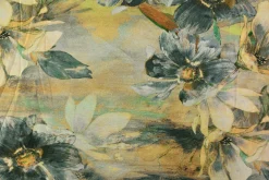 Viscose tricot – Vintage Watercolor Blossoms