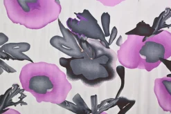 Viscose tricot – Violet Watercolor Bloom