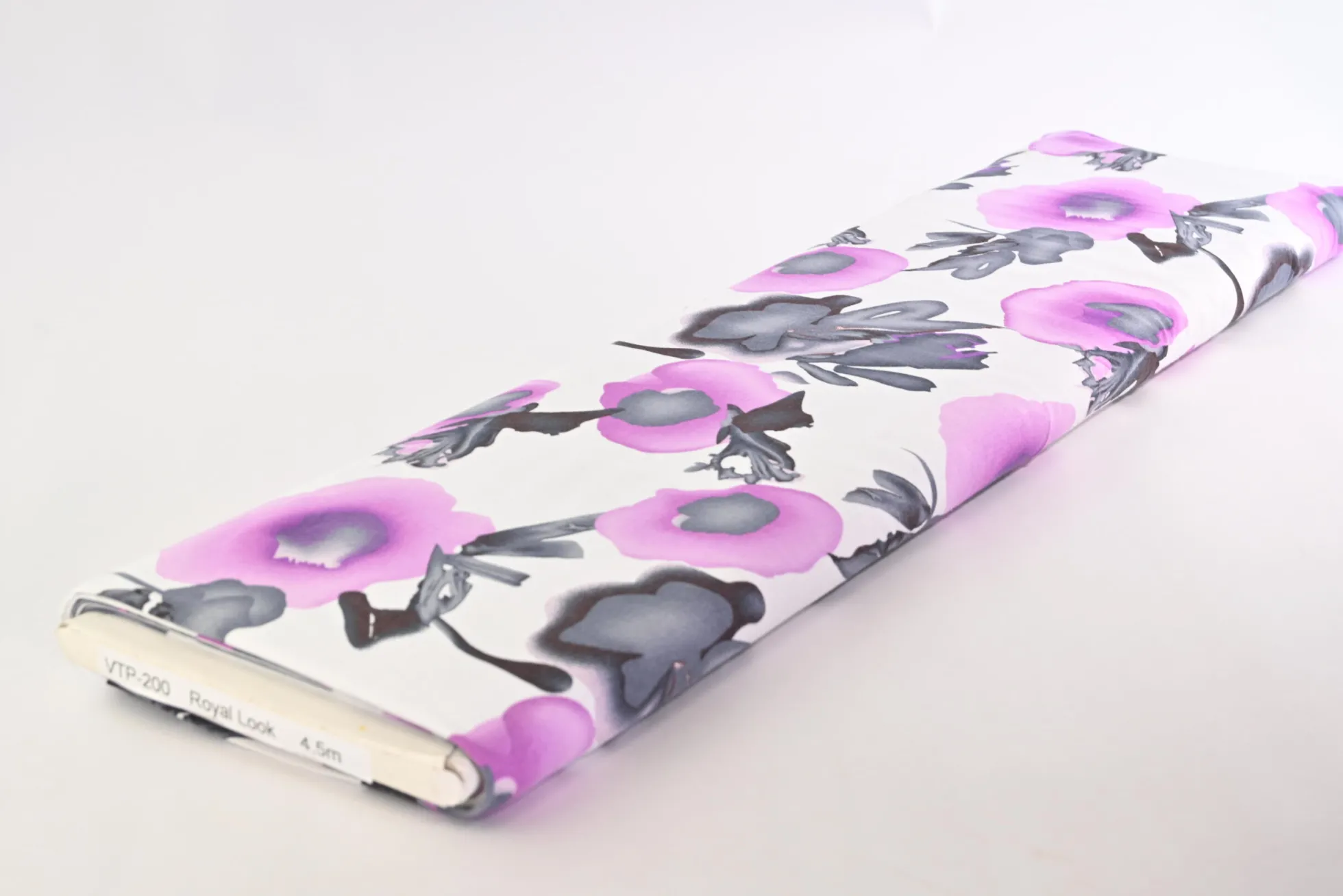 Viscose tricot – Violet Watercolor Bloom