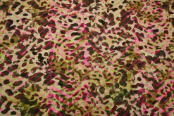 Viscose tricot – Wild jungle old pink
