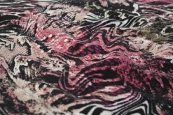 Viscose tricot wooltouch – Animal pink
