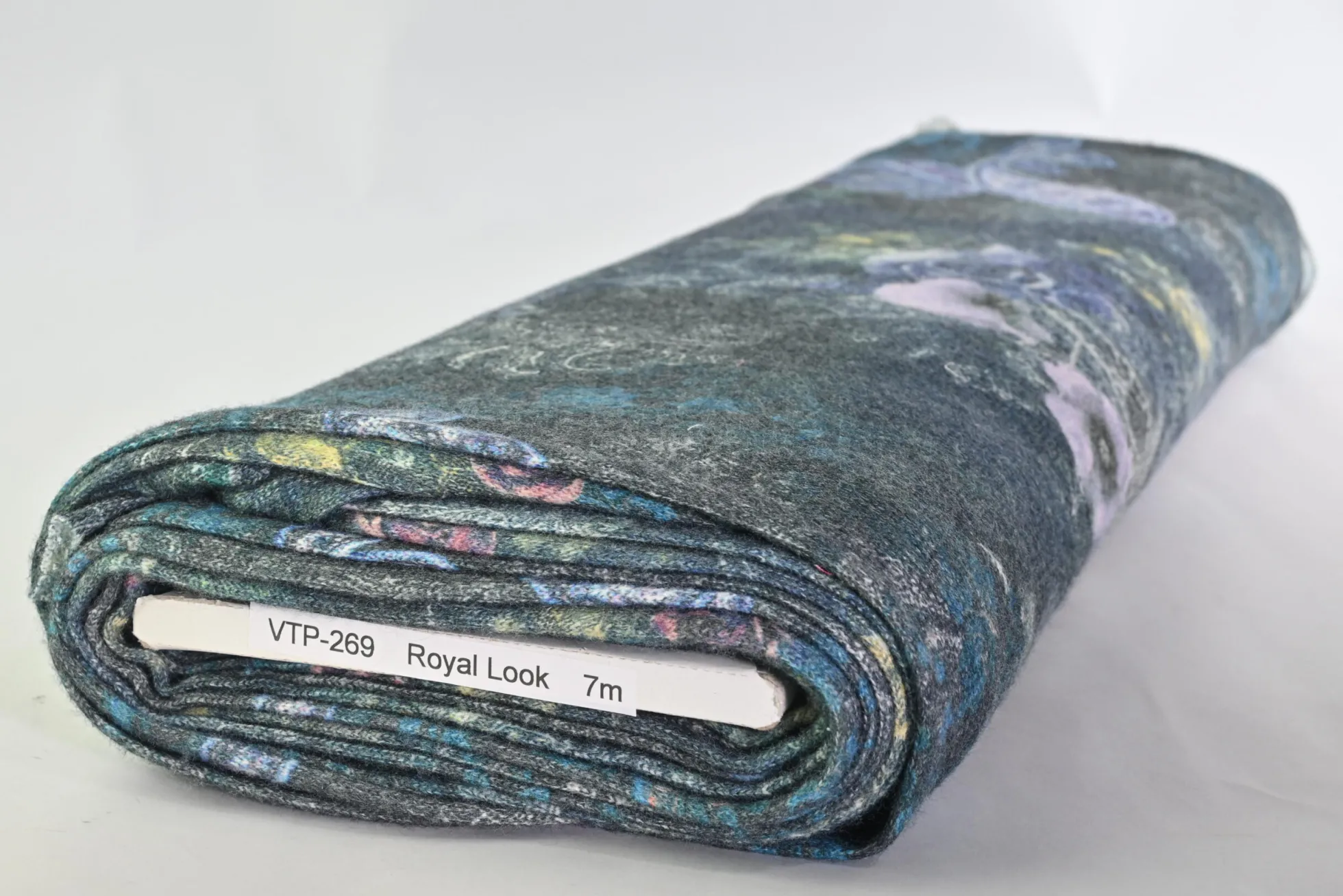 Viscose tricot wooltouch – Vintage paisley