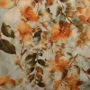Viscose – Watercolor leaves beige