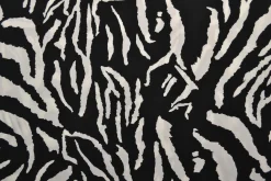 Viscose – Zebra black & white