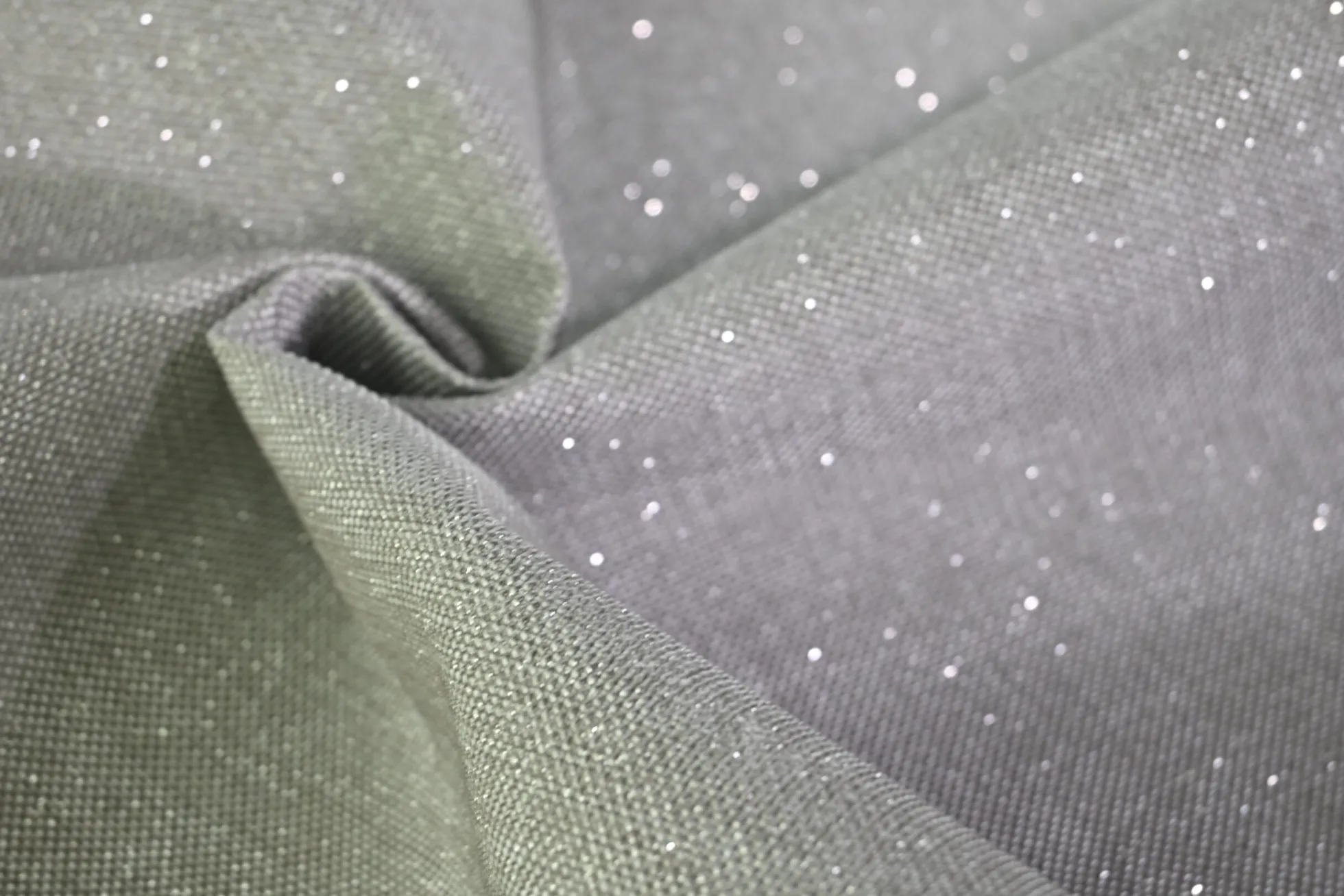 Waterafstotende canvas – Zilver glitter