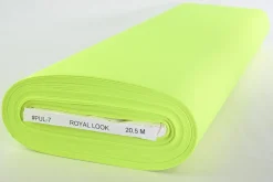 Waterafstotende sport- & outdoorstof – Fluor geel met stretch