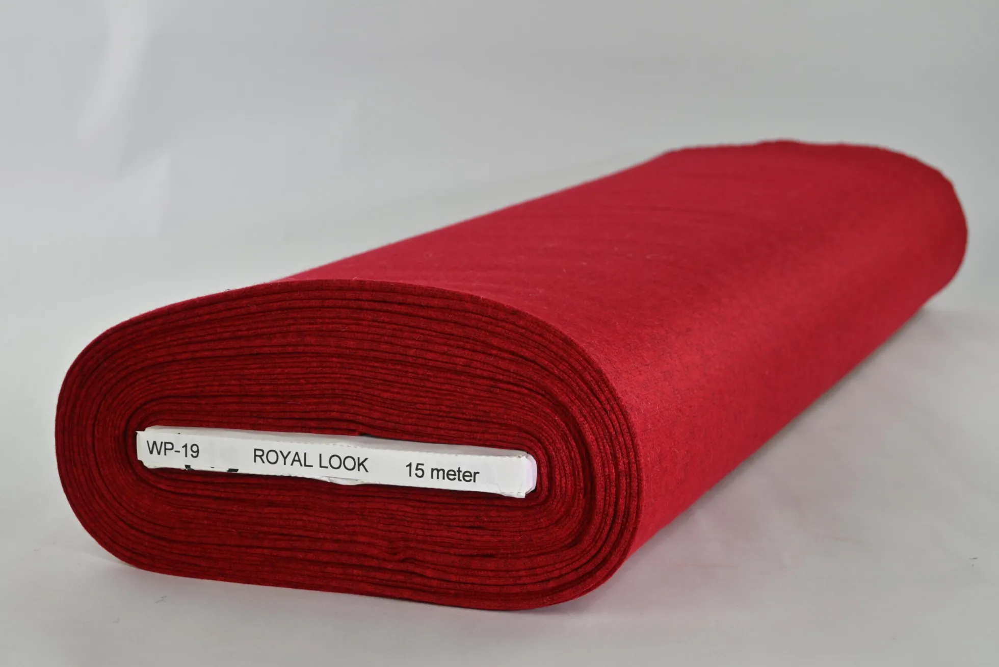 Wol jersey – Donkerrood melange