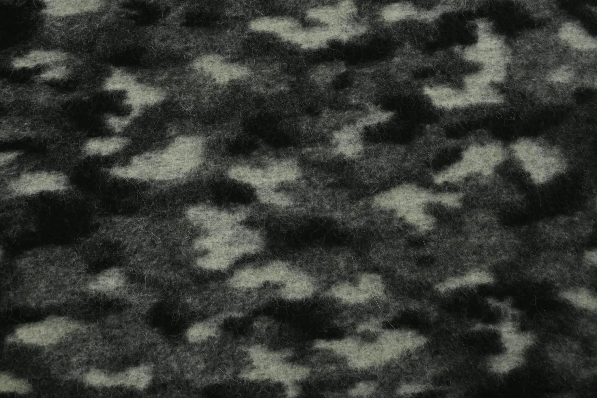 Wollen jacquard – Grijs cloudy paneel 110cm