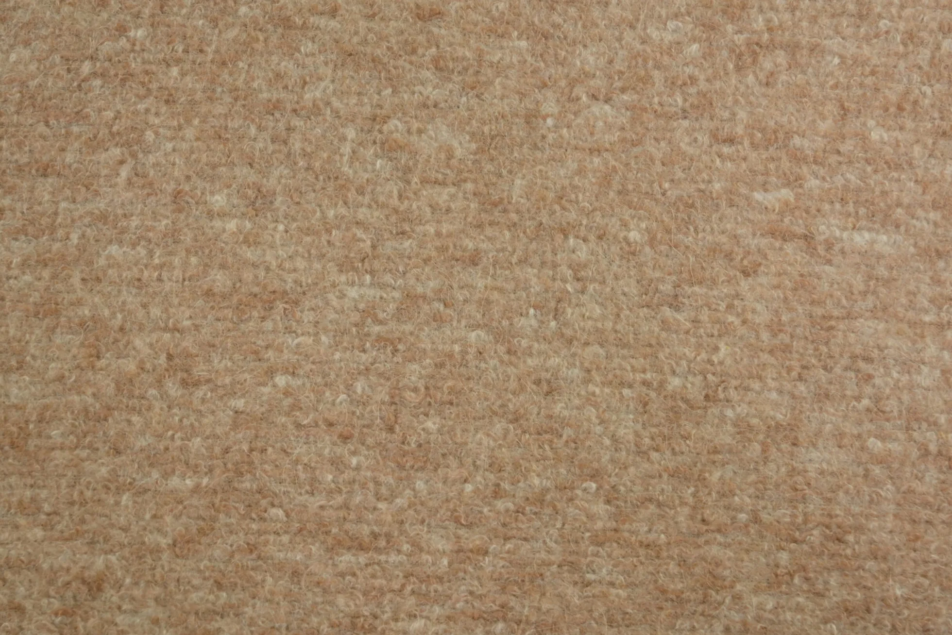 Wollen stof bouclé – Beige & ecru melange