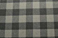 Wollen stof – Grijs / antraciet ruit