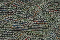 Wollen stof – Multicolor los geweven