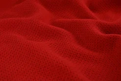 Wollen stof – Rood wafelstructuur