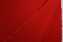 Wollen stof – Rood wafelstructuur