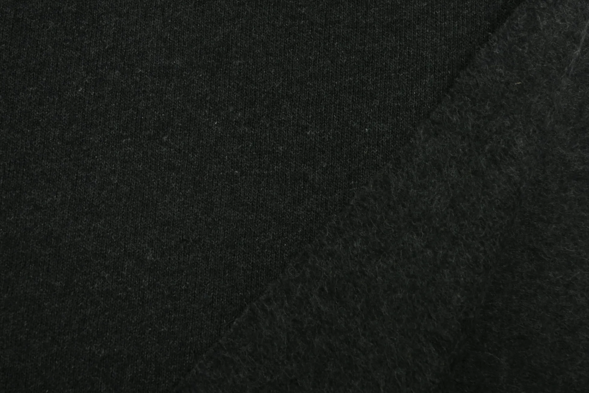 Wollen sweaterstof – Antraciet knitted
