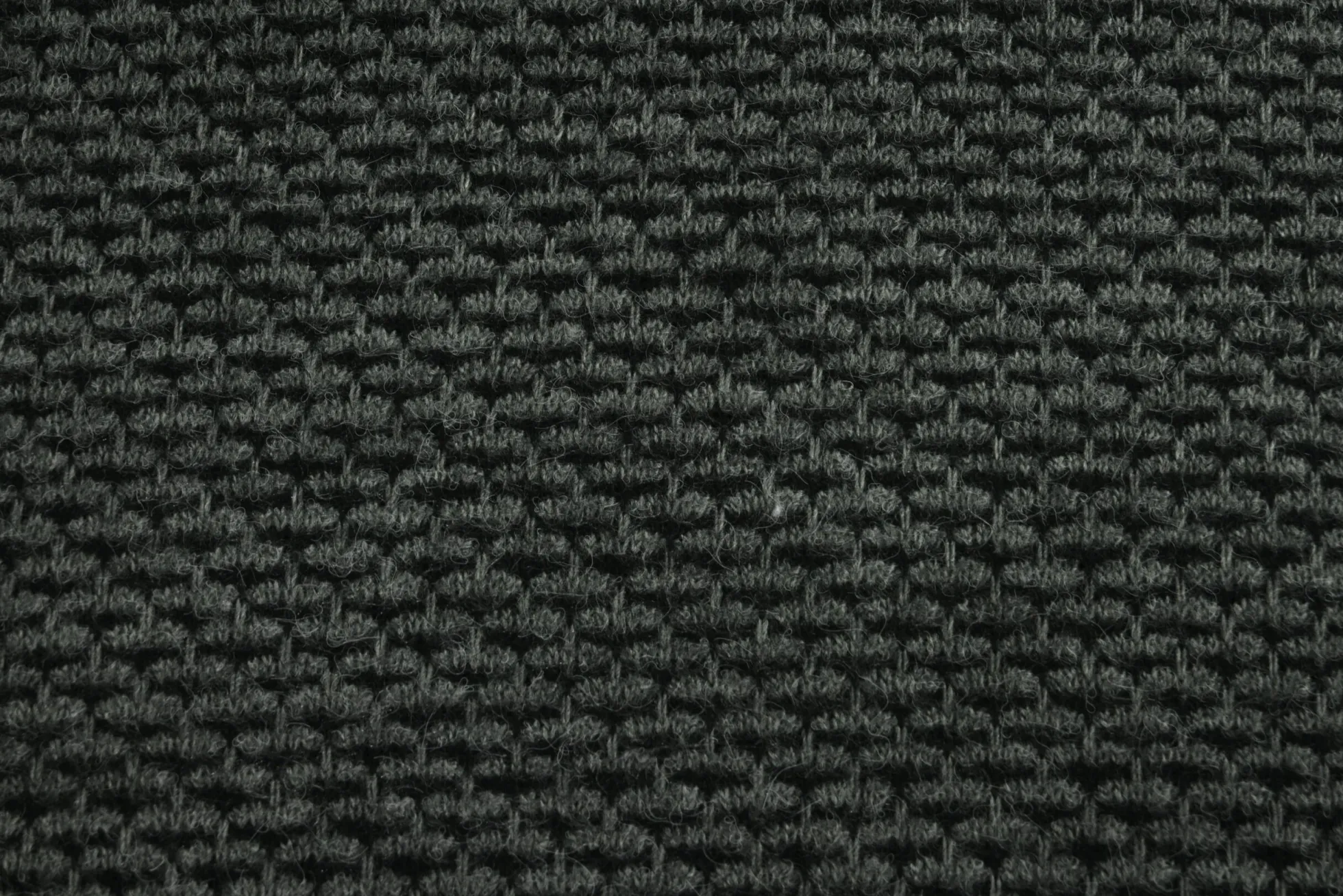 Wooltouch knit jersey – Donkergrijs & zwart melange